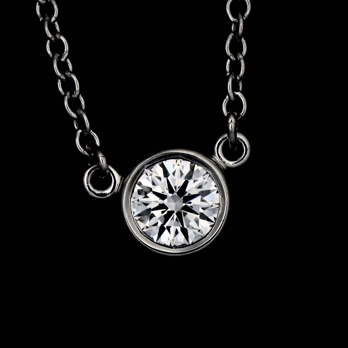 By The Yard Diamond 0.19ct G/IF/3EX Necklace Platinum