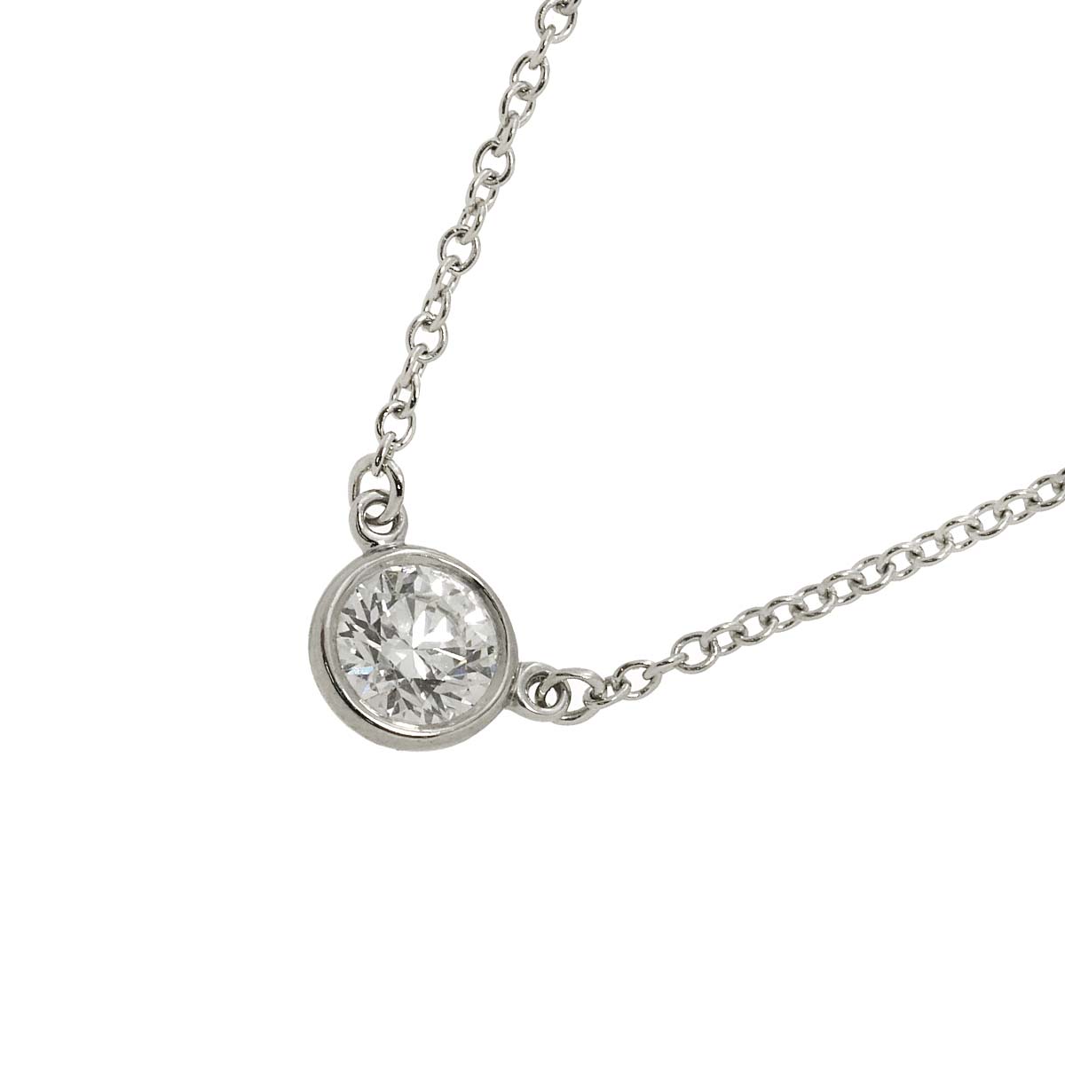 By The Yard Diamond 0.19ct G/IF/3EX Necklace Platinum