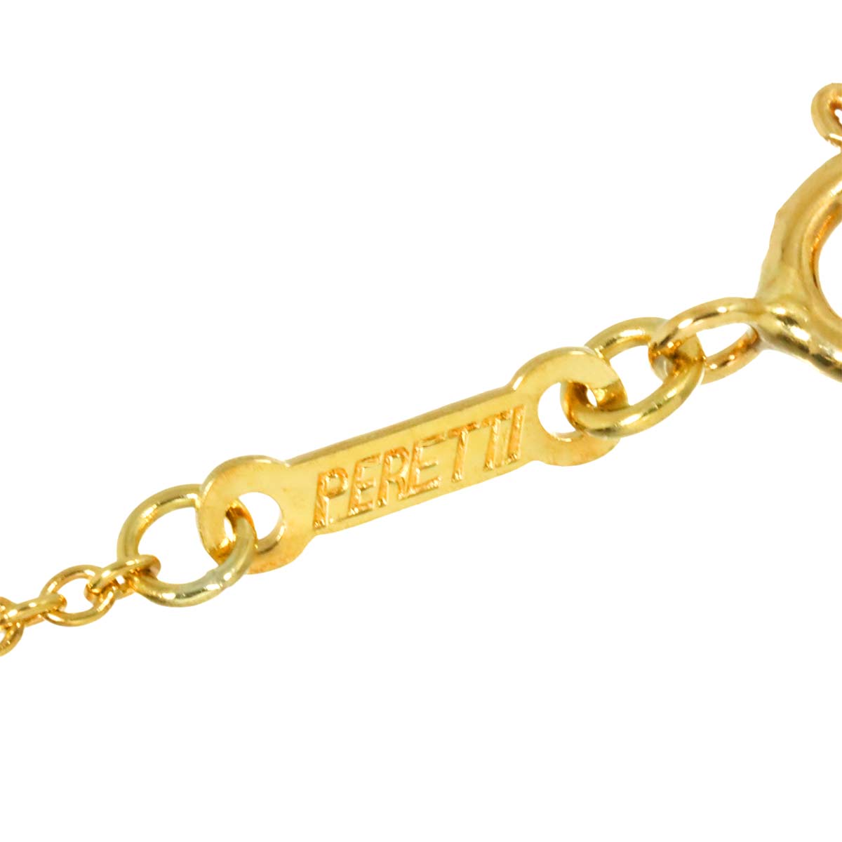 Open Heart Diamond Necklace 18K Yellow Gold 750