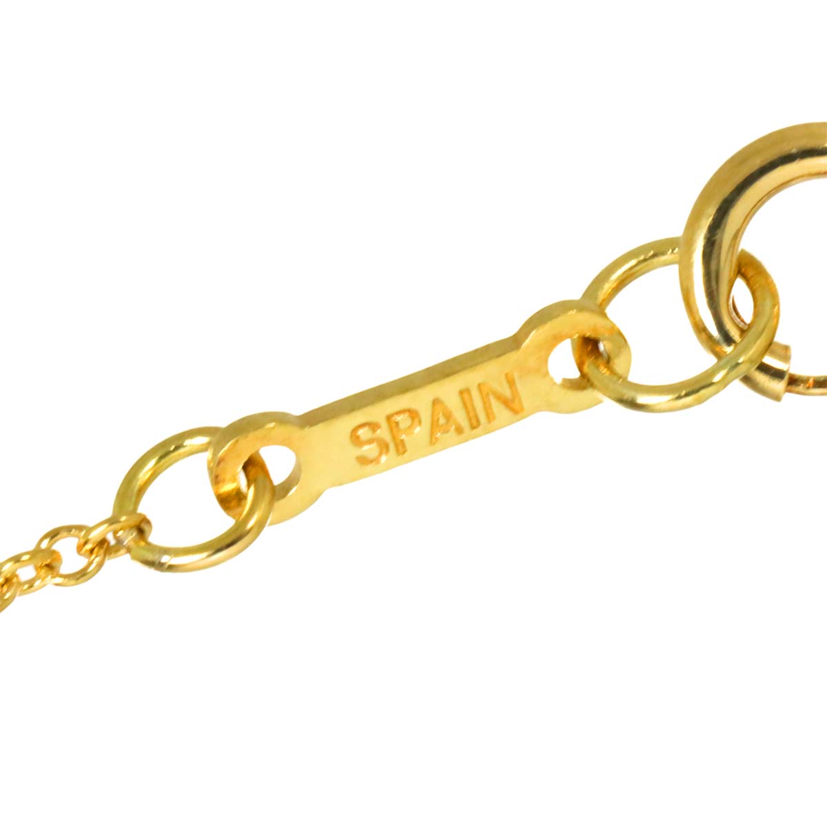 Open Heart Diamond Necklace 18K Yellow Gold 750