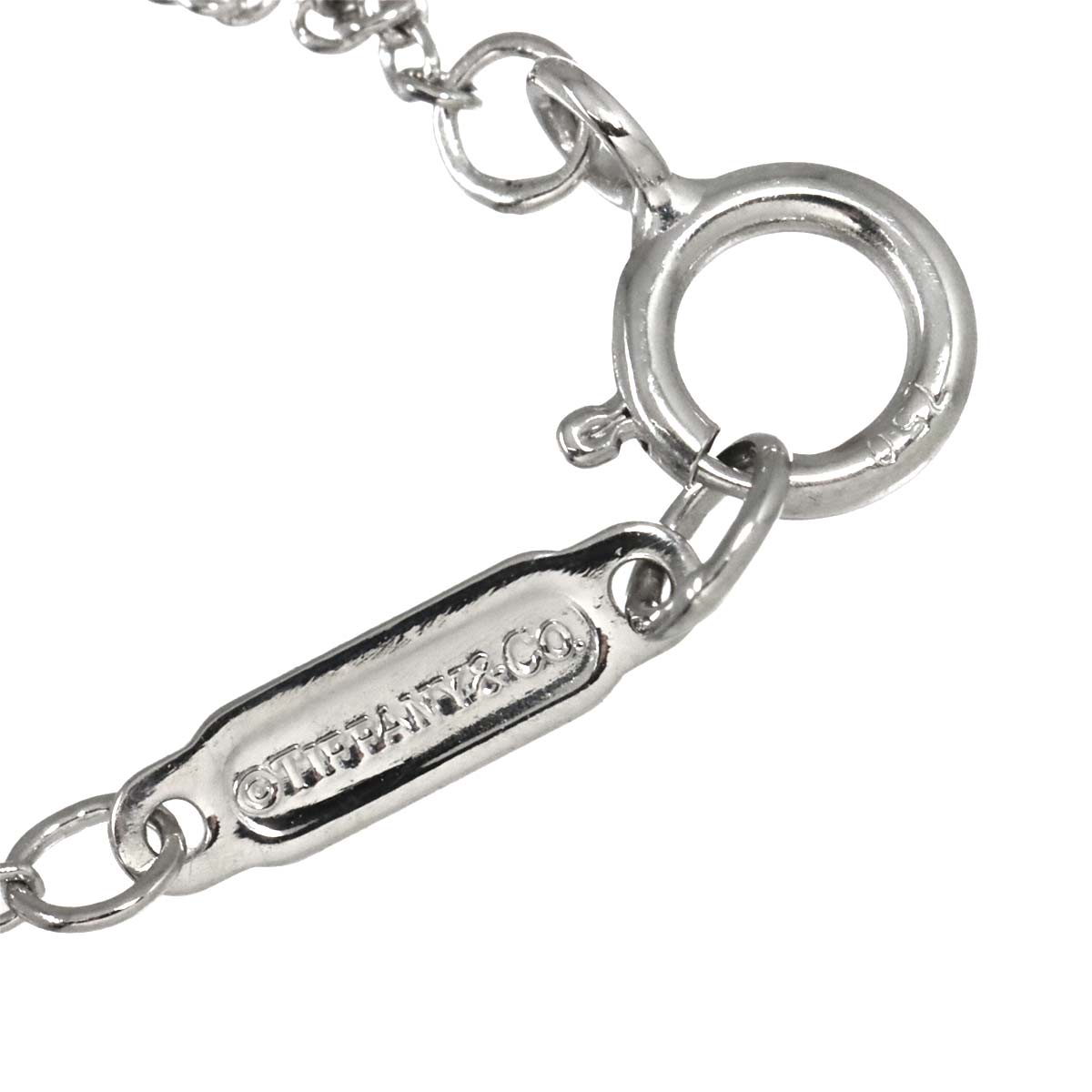 Cross Diamond Necklace 18K White Gold 750