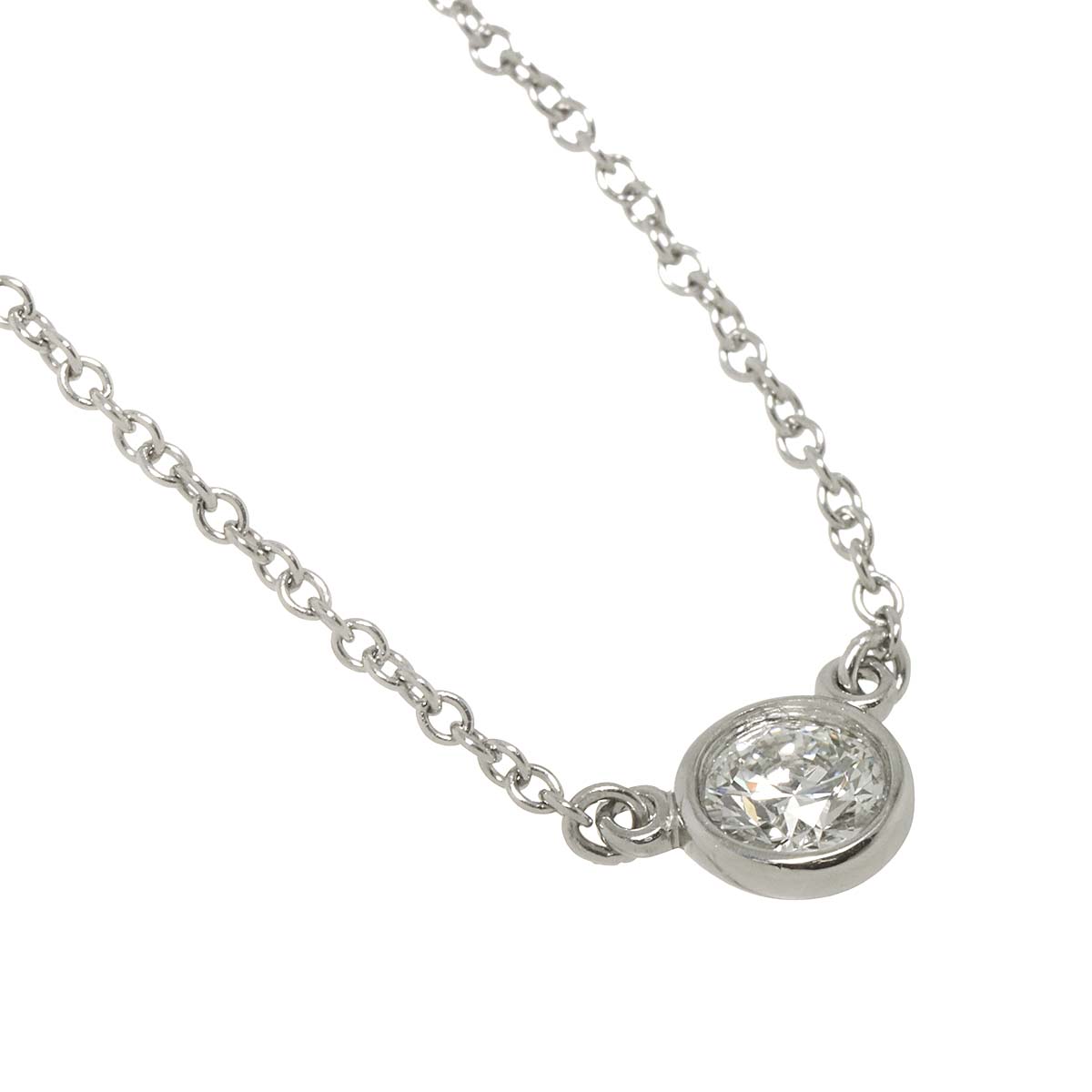 By The Yard Diamond 0.20ct G/VS1/3EX Necklace Platinum