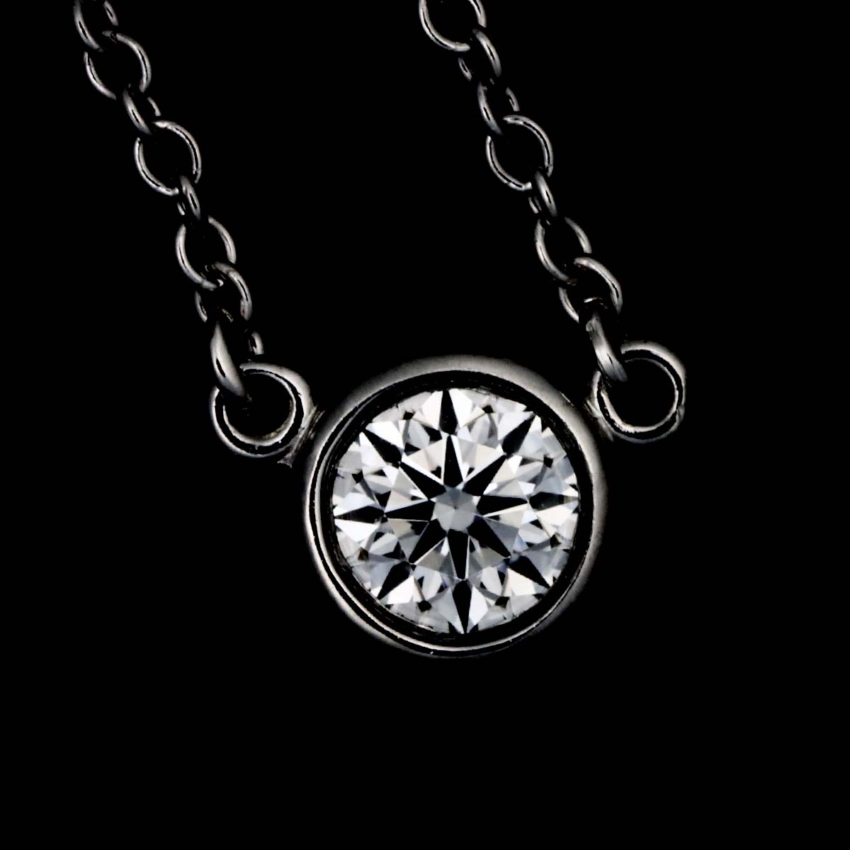 By The Yard Diamond 0.20ct G/VS1/3EX Necklace Platinum