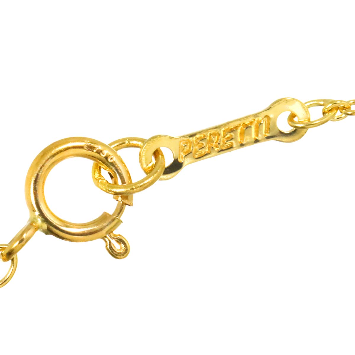 Bean Necklace 18K Yellow Gold 750