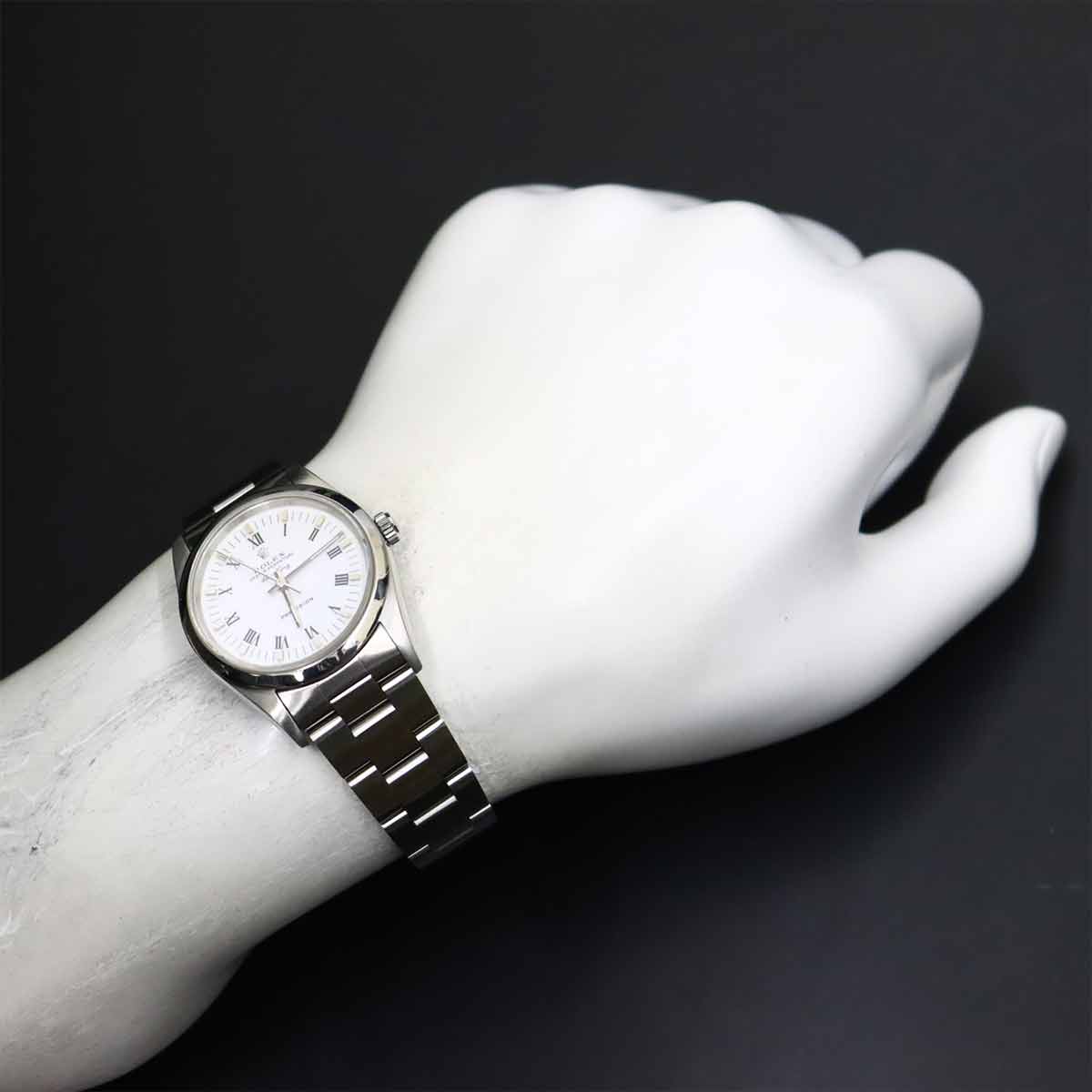 Air King 14000 Serial T Automatic White Dial Mens Watch