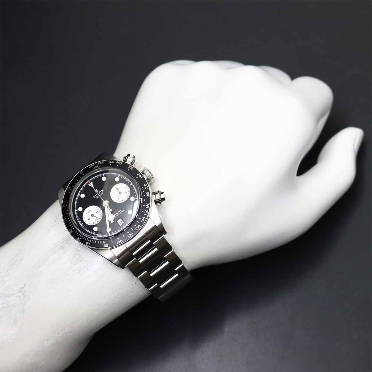 Black Bay Chronograph 79360N Automatic Black Dial Mens Watch