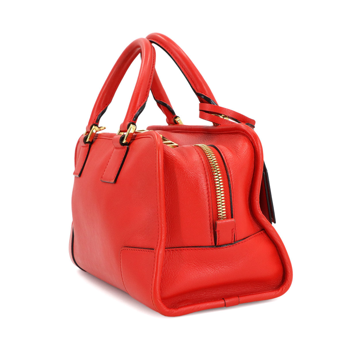 Amazona 28 Hand Shoulder Bag Leather Red Anagram Purse