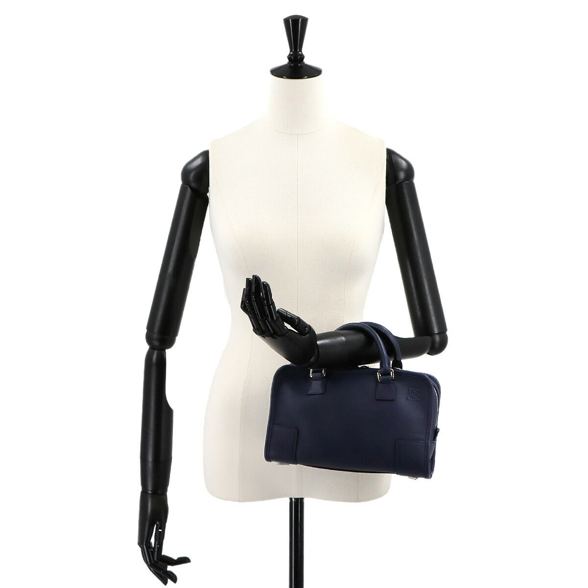 Amazona 23 Hand Bag Leather Navy 352.30.N71 Anagram