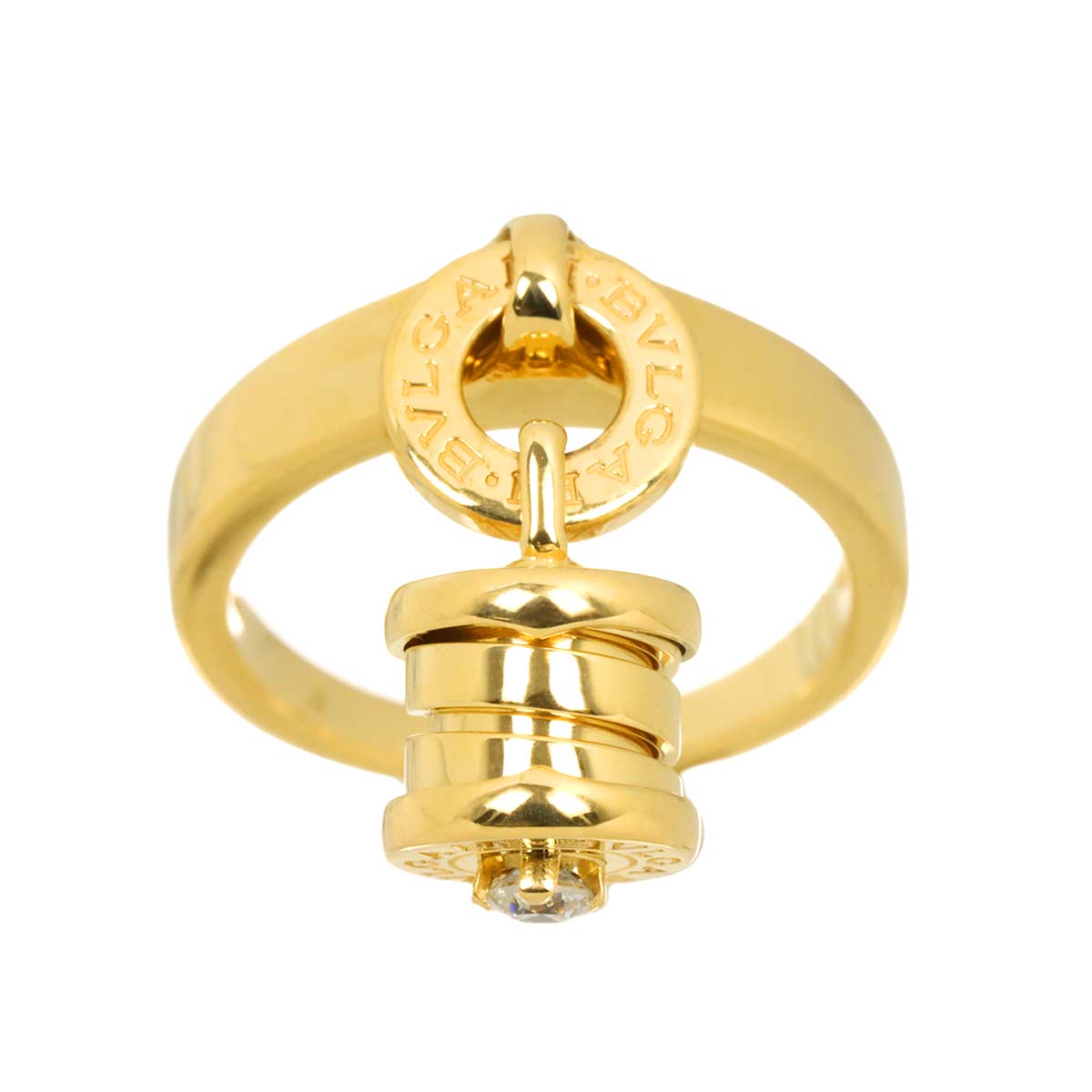 B-ZERO1 Element Diamond Ring 18K YG 750 Size6(US)