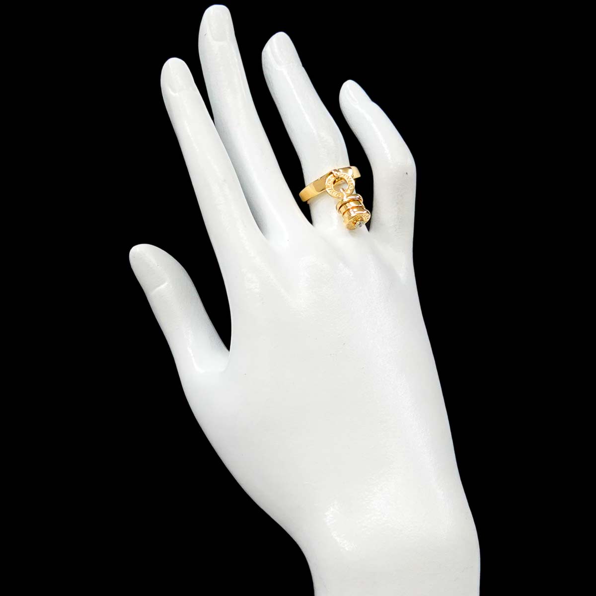 B-ZERO1 Element Diamond Ring 18K YG 750 Size6(US)