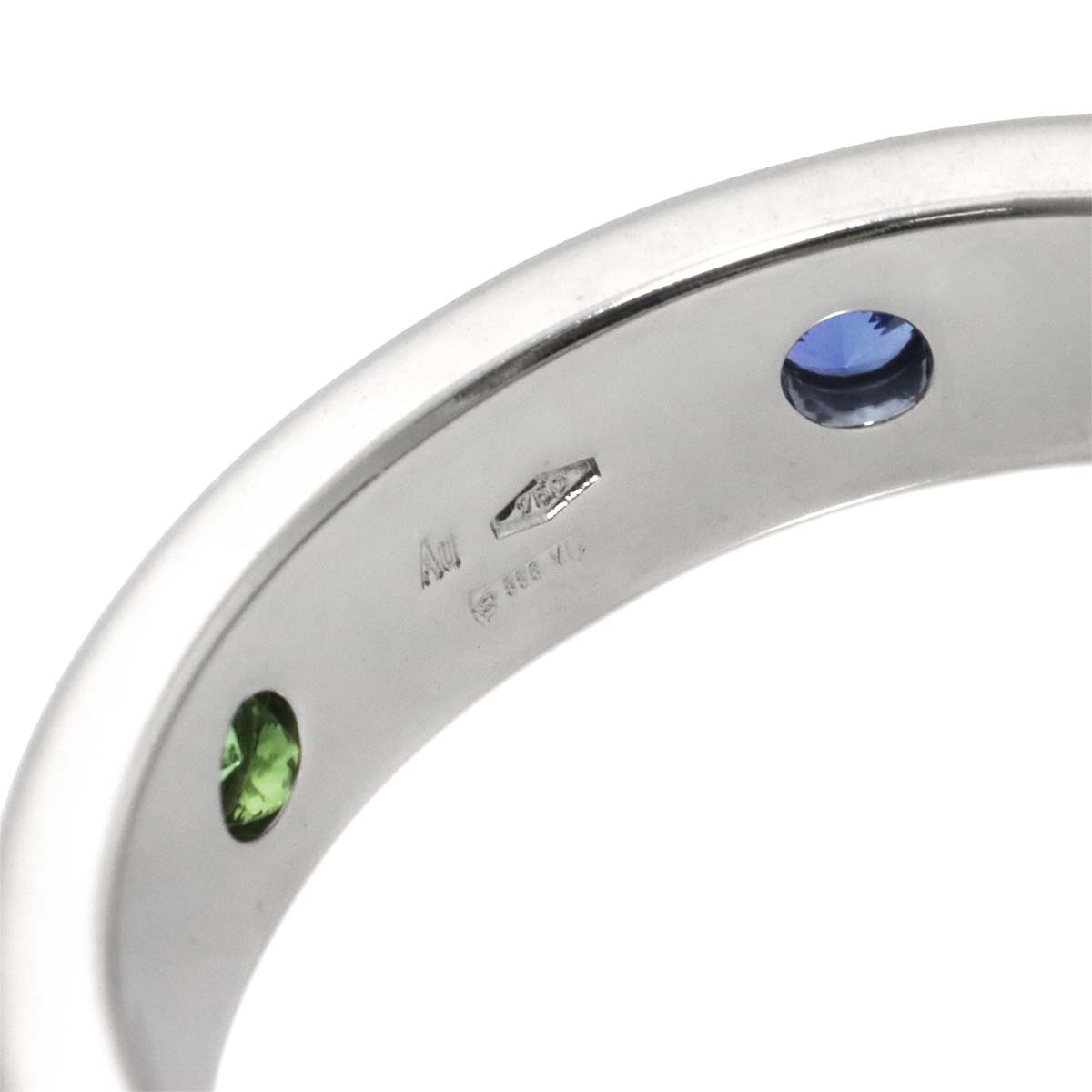 BVLGARI BVLGARI Multi Stone Ring 18K WG 750 size66 11(US)