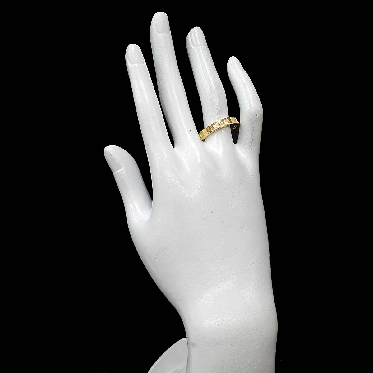 B-ZERO1 Essential Diamond Ring 18K Yellow Gold 750 Size9(US)