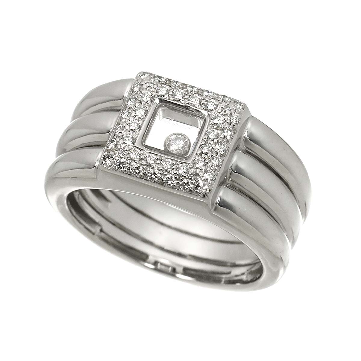 Diamond Ring 18K WG 750 Size9.75-10(US)