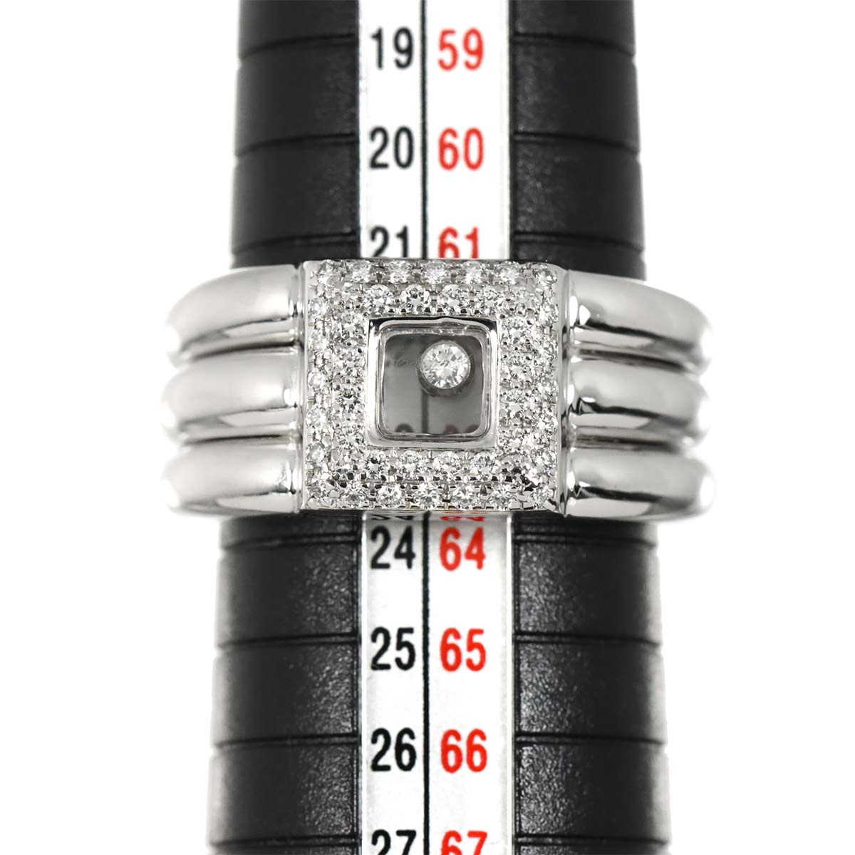 Diamond Ring 18K WG 750 Size9.75-10(US)