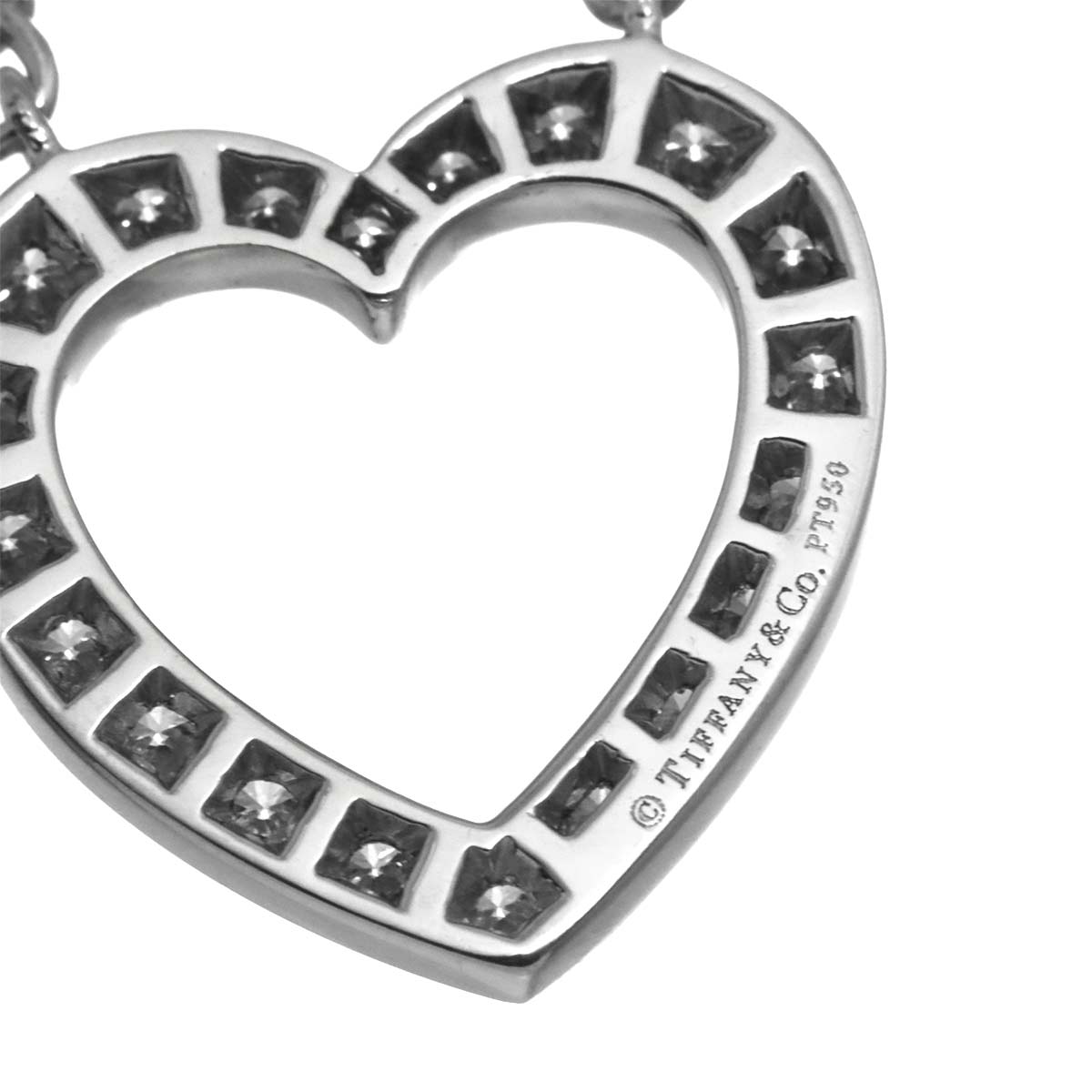 Sentimental Heart Diamond Necklace Platinum