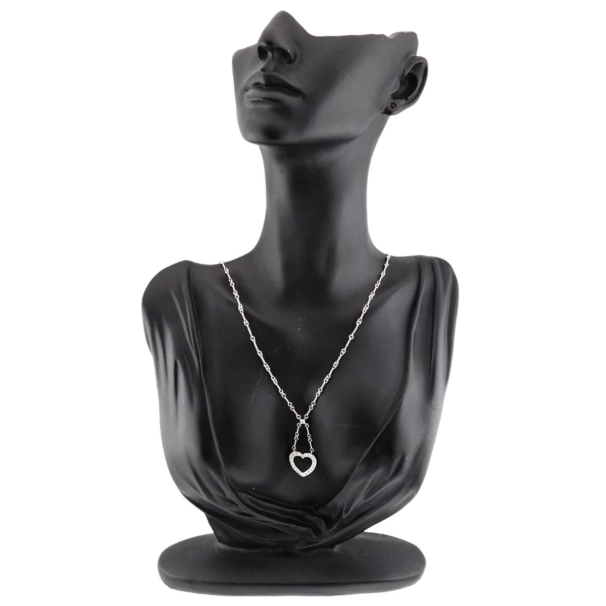 Sentimental Heart Diamond Necklace Platinum