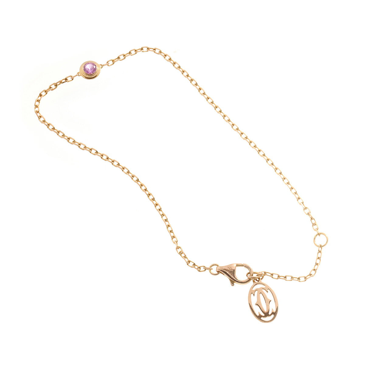 D Amour PinkSapphire Bracelet 18K Pink Gold 750