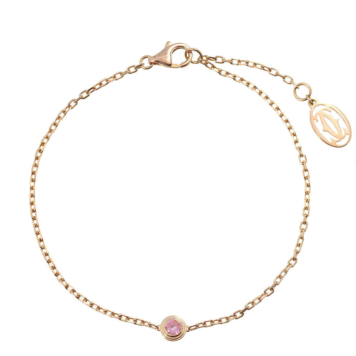 D Amour PinkSapphire Bracelet 18K Pink Gold 750