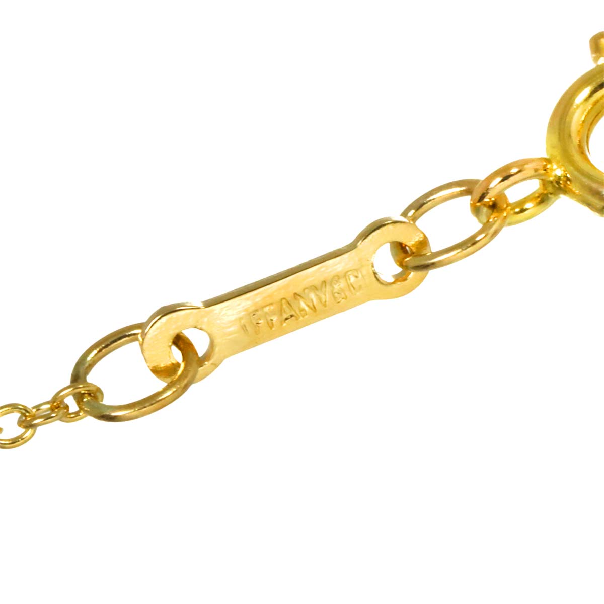 Open Teardrop Necklace 18K Yellow Gold 750