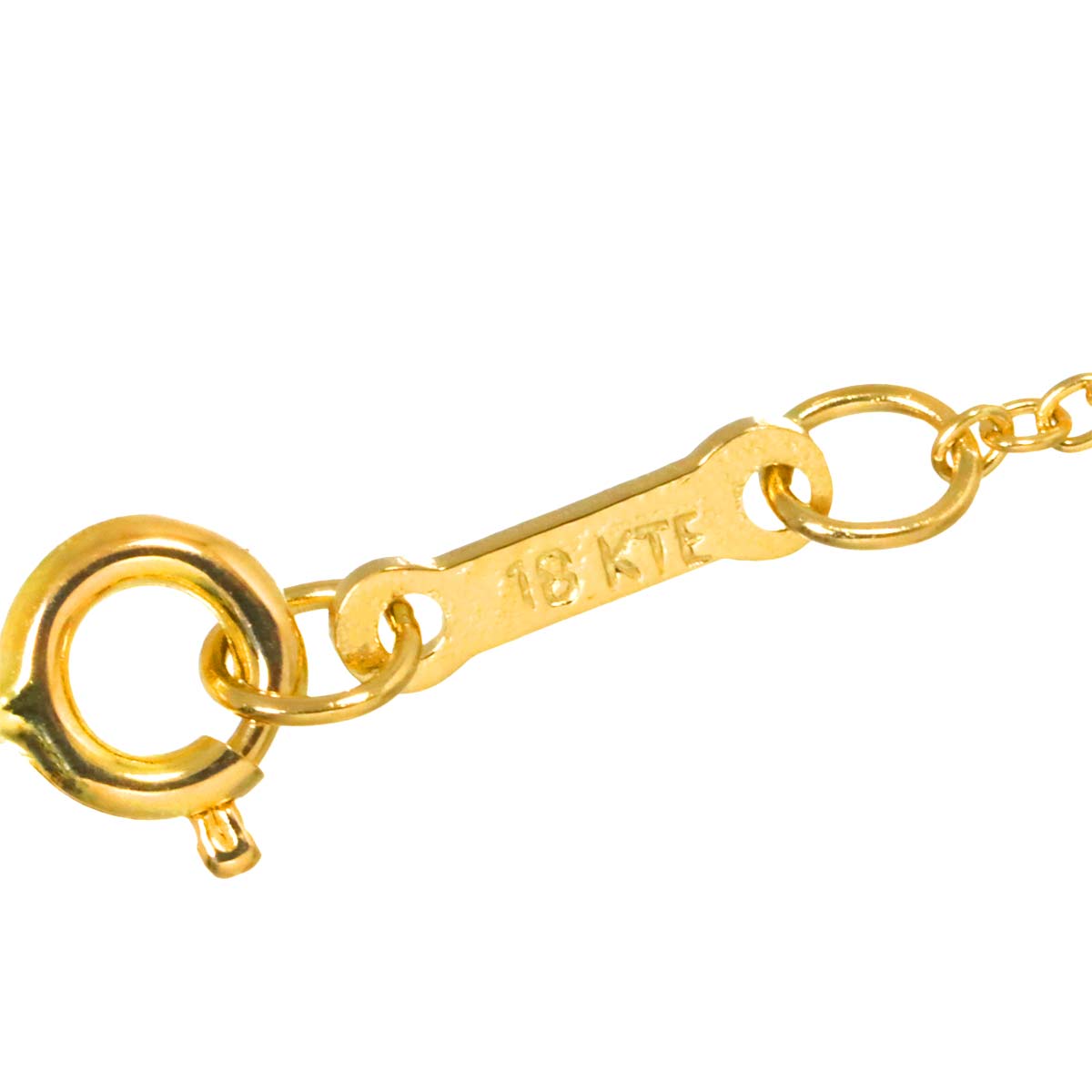 Open Teardrop Necklace 18K Yellow Gold 750