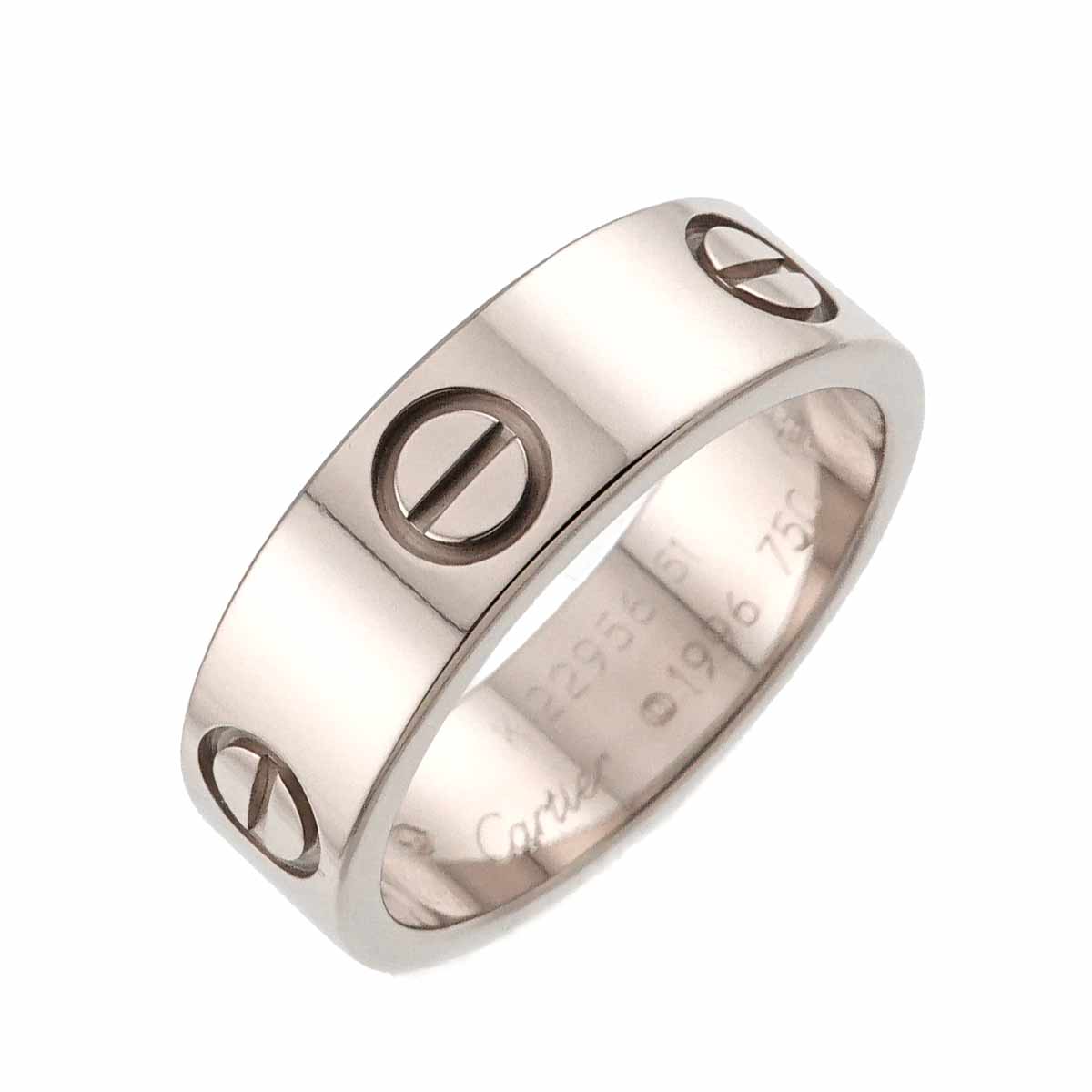 Love Ring 18K White Gold 750 size51 5.25(US)