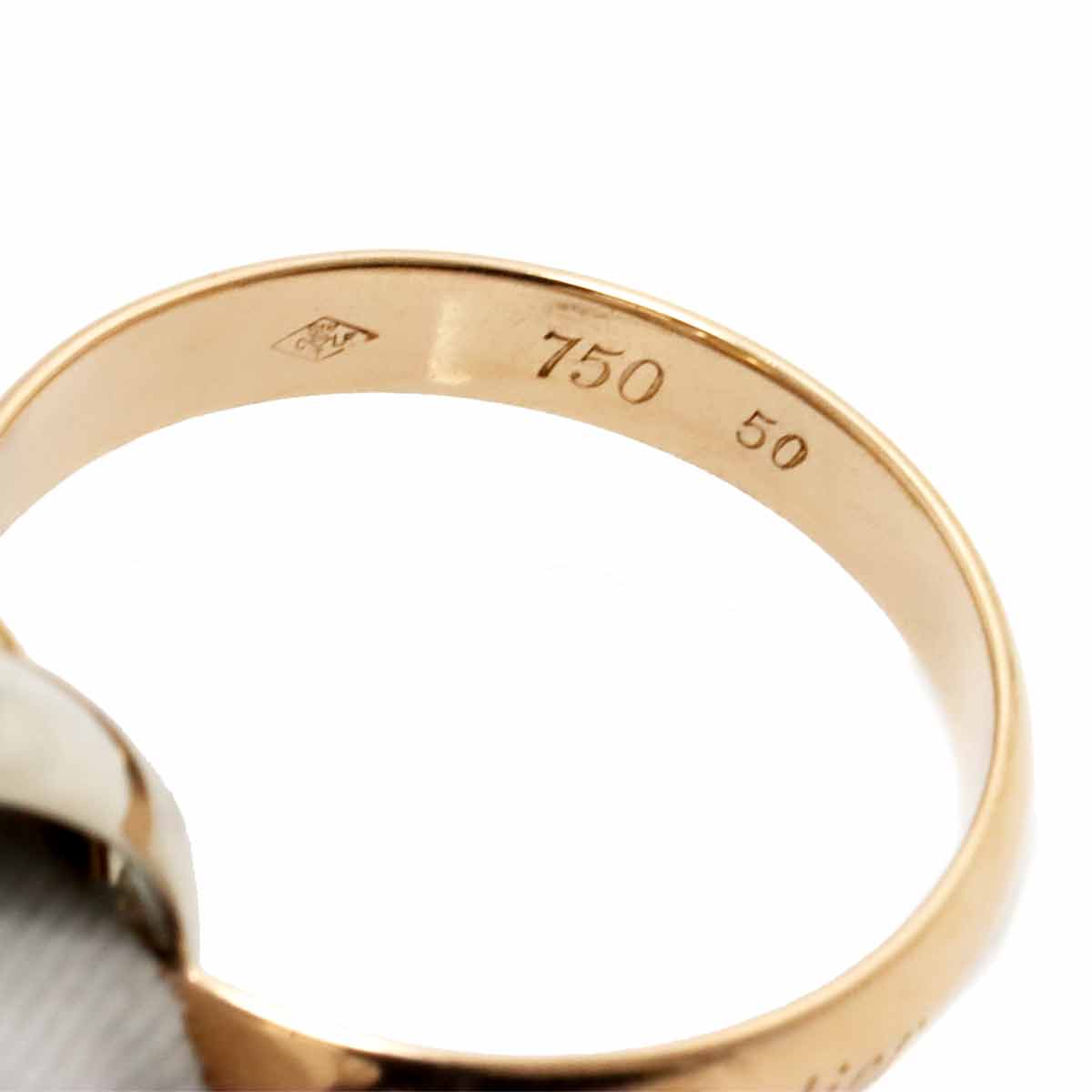 Trinity MM Ring 18K YG WG PG 750 Size50 5.25(US)