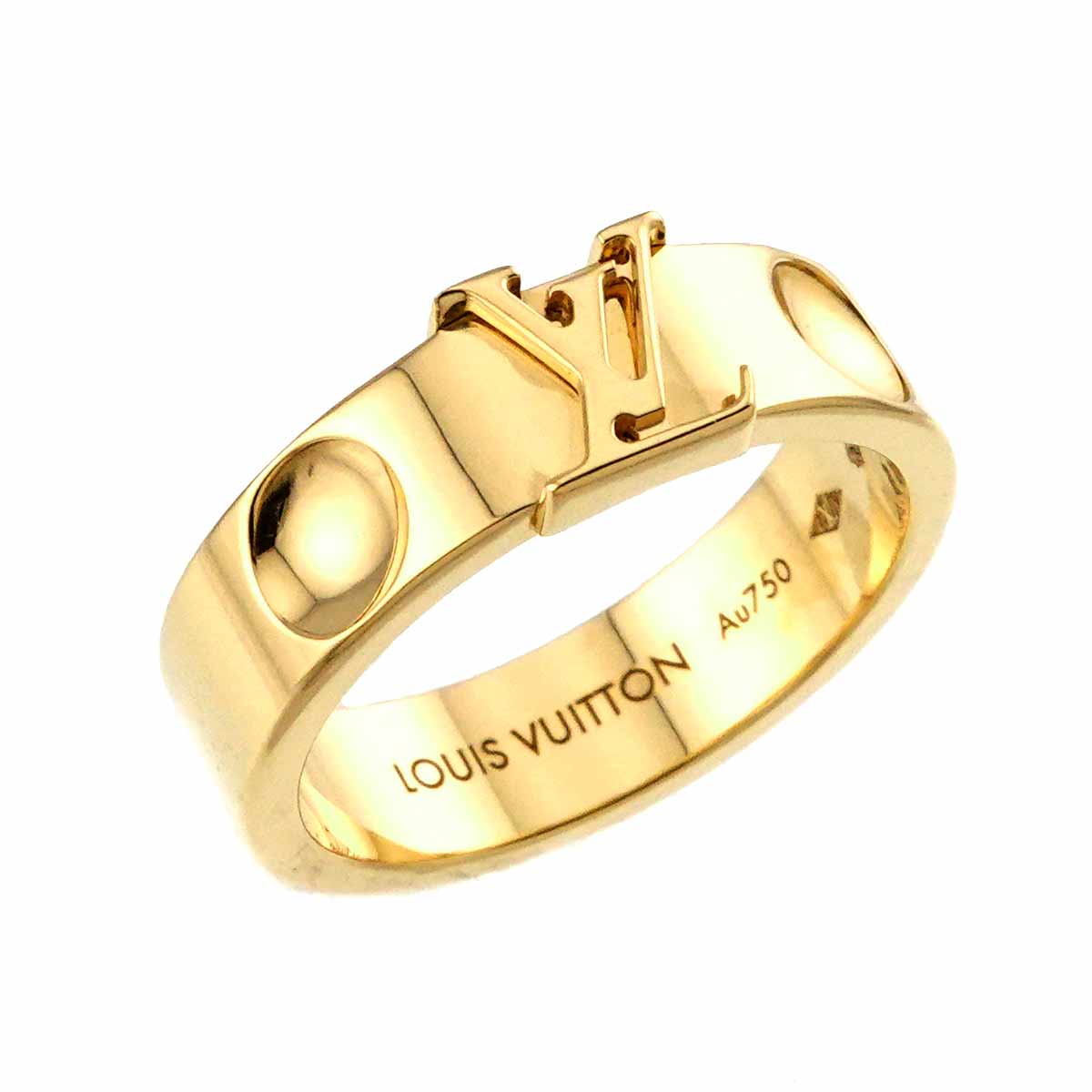 Anplant LV Ring 18K YG 750 size51 5.25-5.5(US)