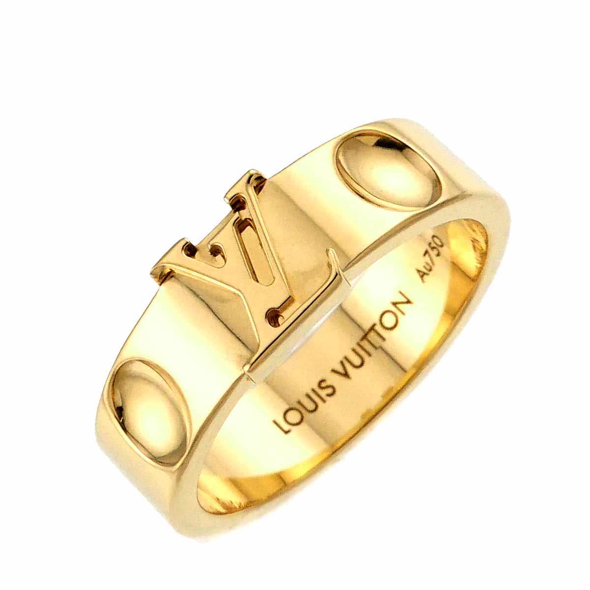 Anplant LV Ring 18K YG 750 size51 5.25-5.5(US)