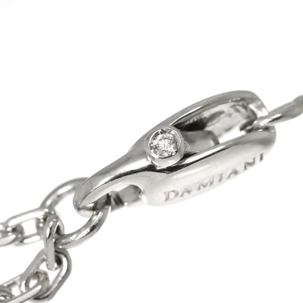 Cross Diamond Necklace 18K WG 750