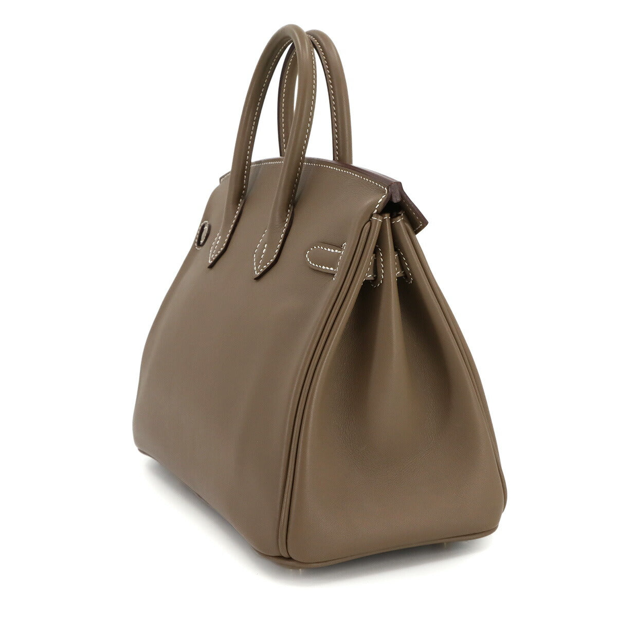 Birkin 25 Hand Bag Swift Etoupe Purse