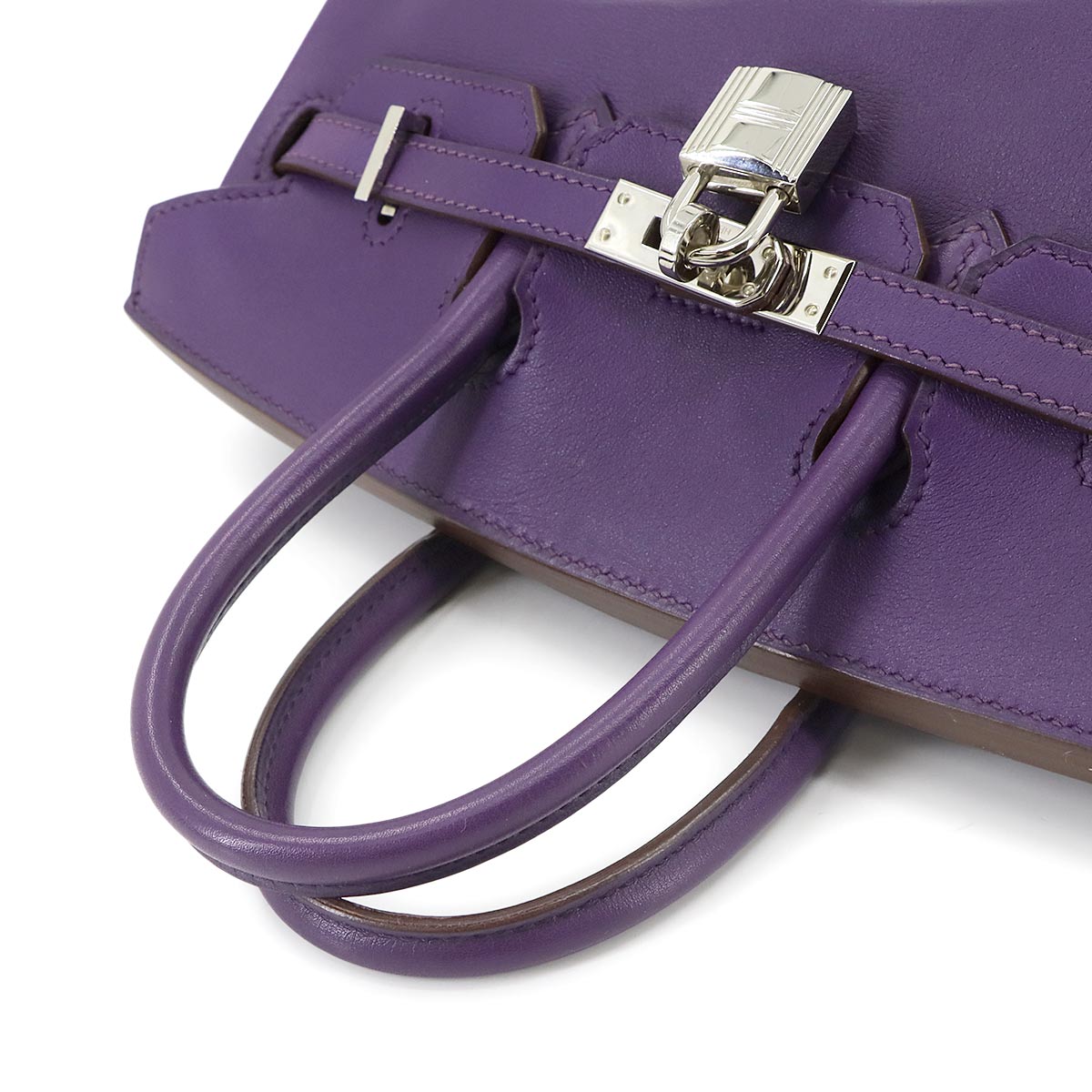Birkin 25 Veau Swift Ultra violet Hand Bag Purse