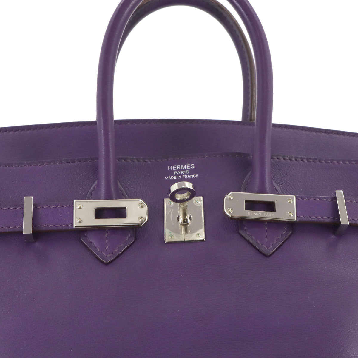 Birkin 25 Veau Swift Ultra violet Hand Bag Purse