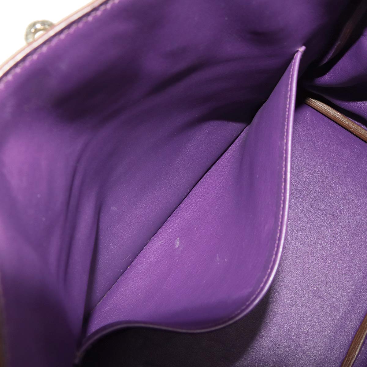 Birkin 25 Veau Swift Ultra violet Hand Bag Purse