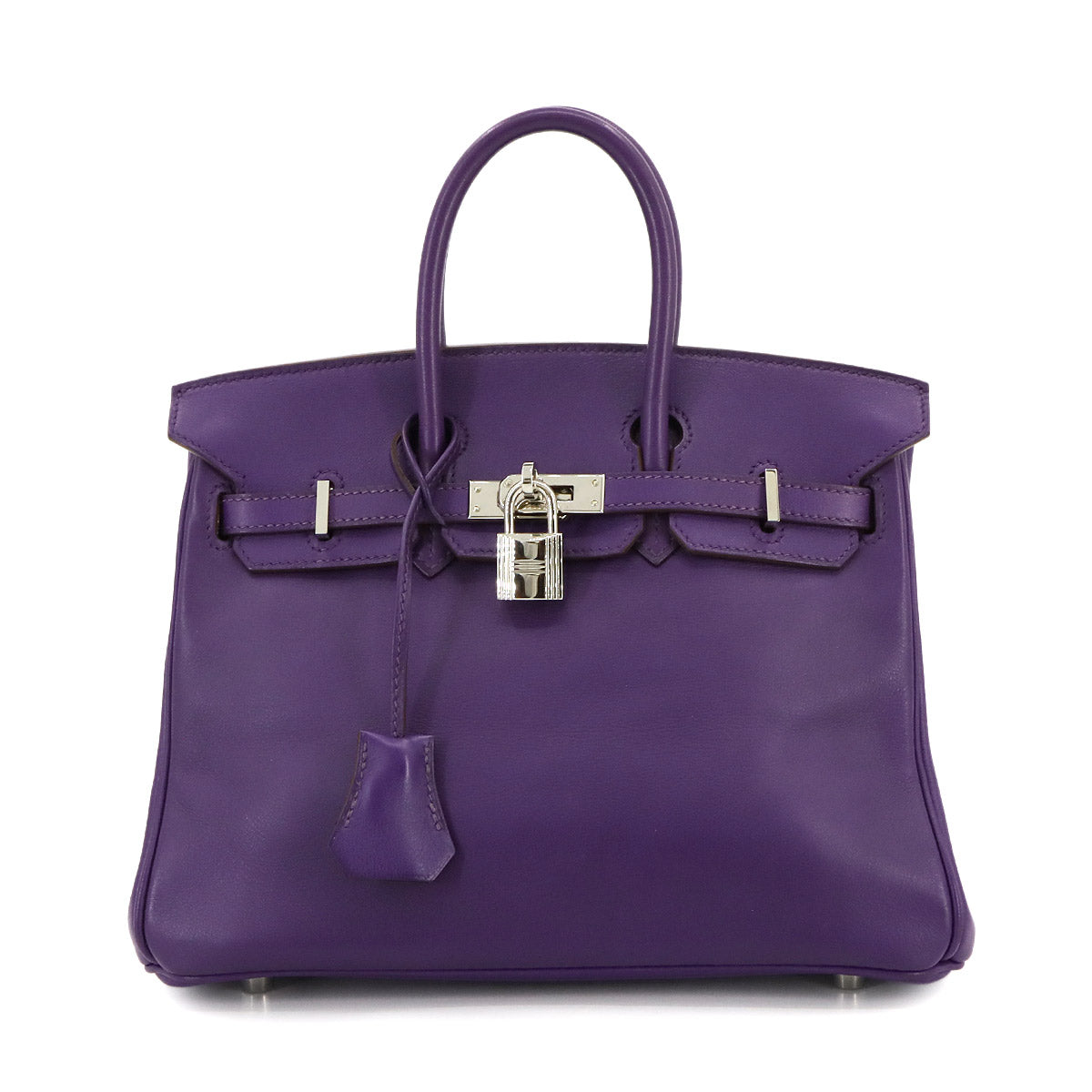 Birkin 25 Veau Swift Ultra violet Hand Bag Purse