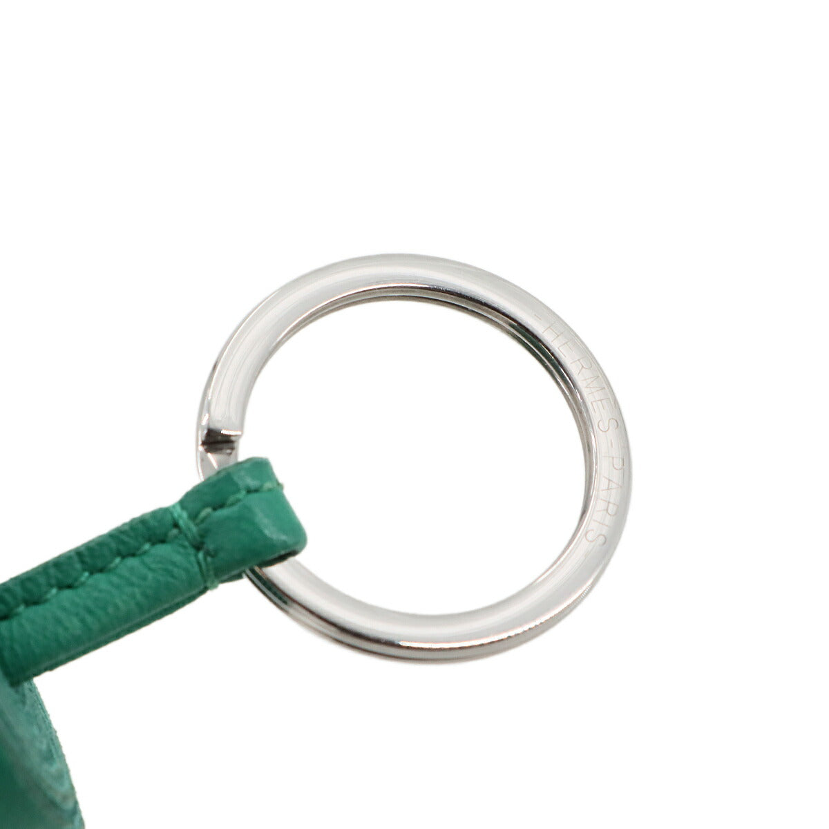 Carmen Bag Charm Key Ring Agneau Milo Minthe