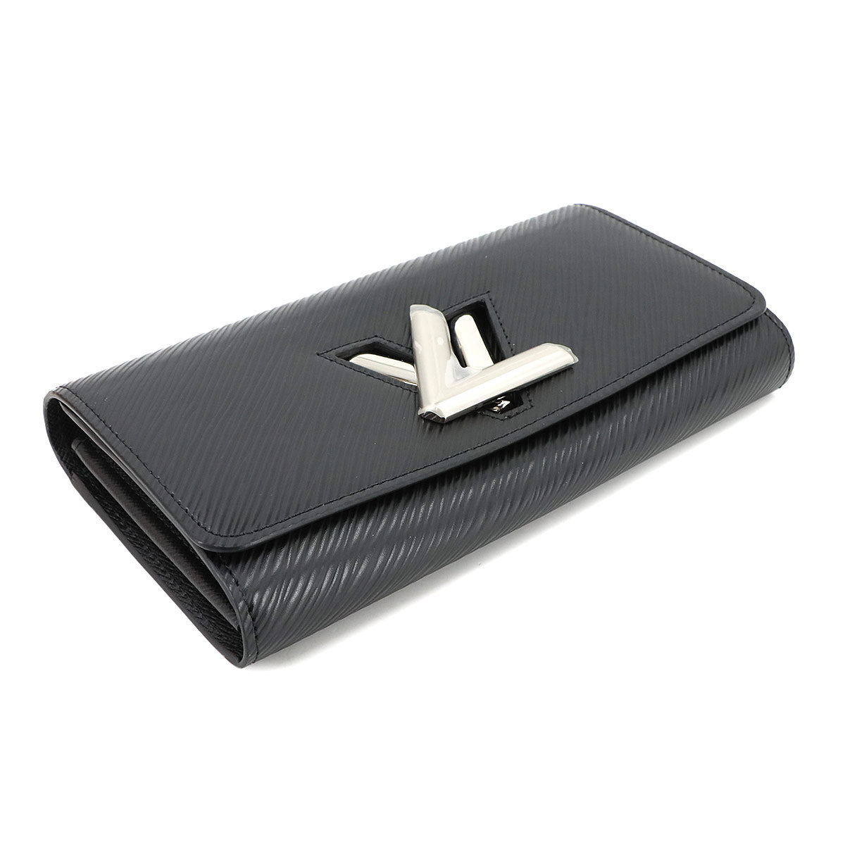 Epi Twist Wallet Long Leather Noir M68309 Purse