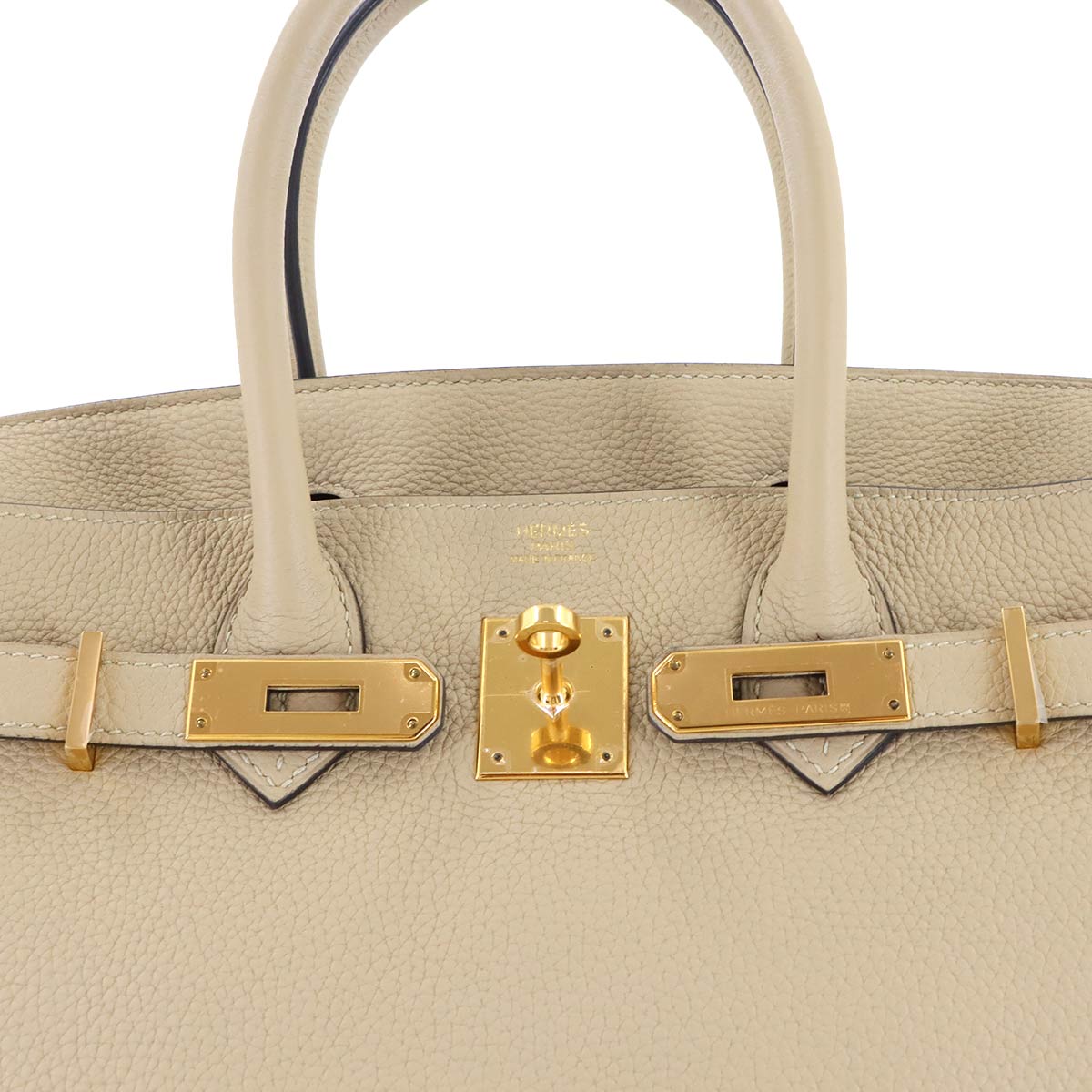 Birkin 30 Togo Leather Trench Hand Bag Purse