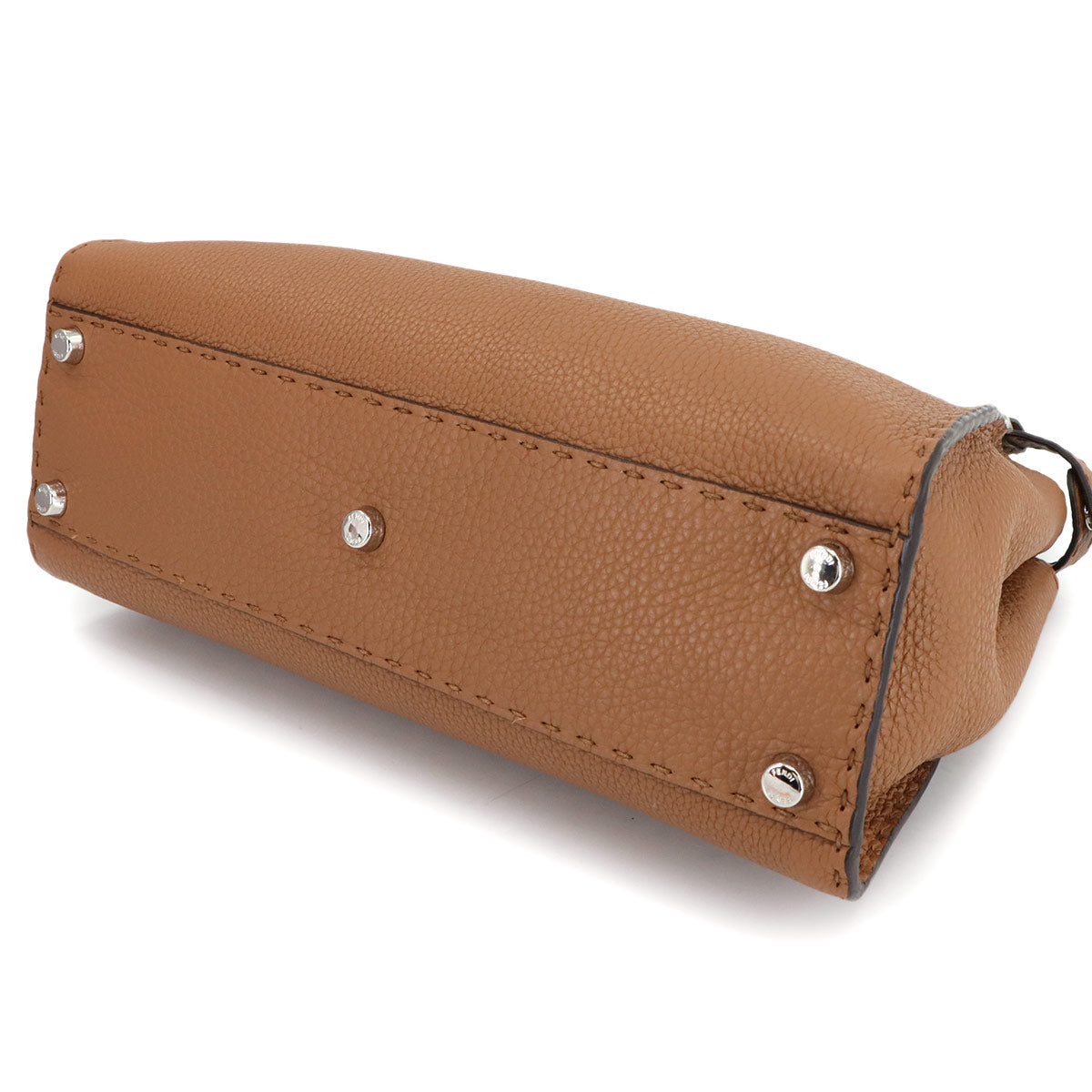 Selleria Peekaboo Regular 2way Hand Bag Leather Brown 8BN290