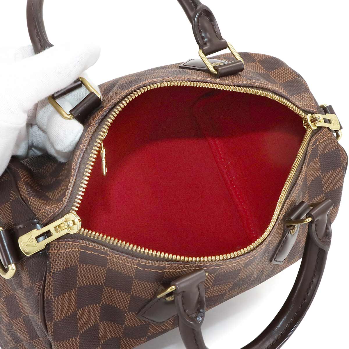 Damier Speedy Bandouliere 25 Hand Shoulder Bag N41368