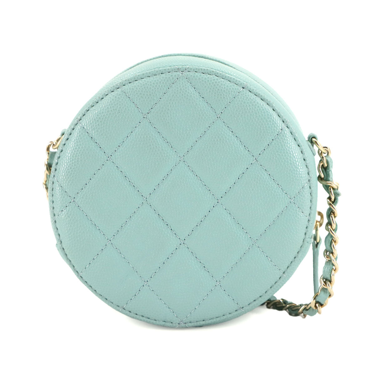 Matelasse Mini Classic Chain Shoulder Bag Leather AP0245