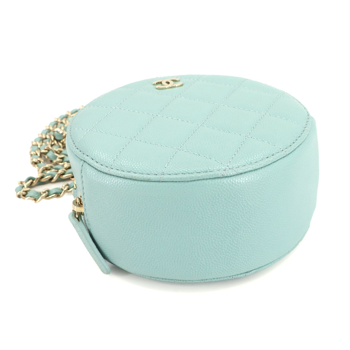 Matelasse Mini Classic Chain Shoulder Bag Leather AP0245