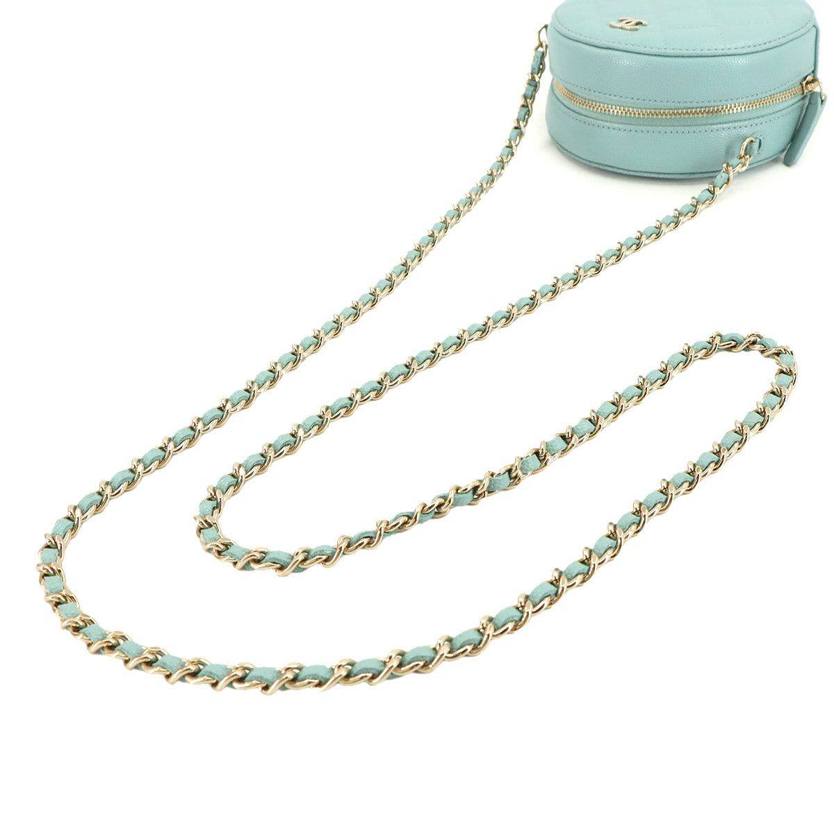 Matelasse Mini Classic Chain Shoulder Bag Leather AP0245