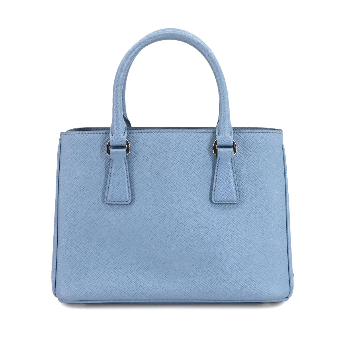 Galleria Mini Hand Shoulder Bag Saffiano Leather Blue 1BA296