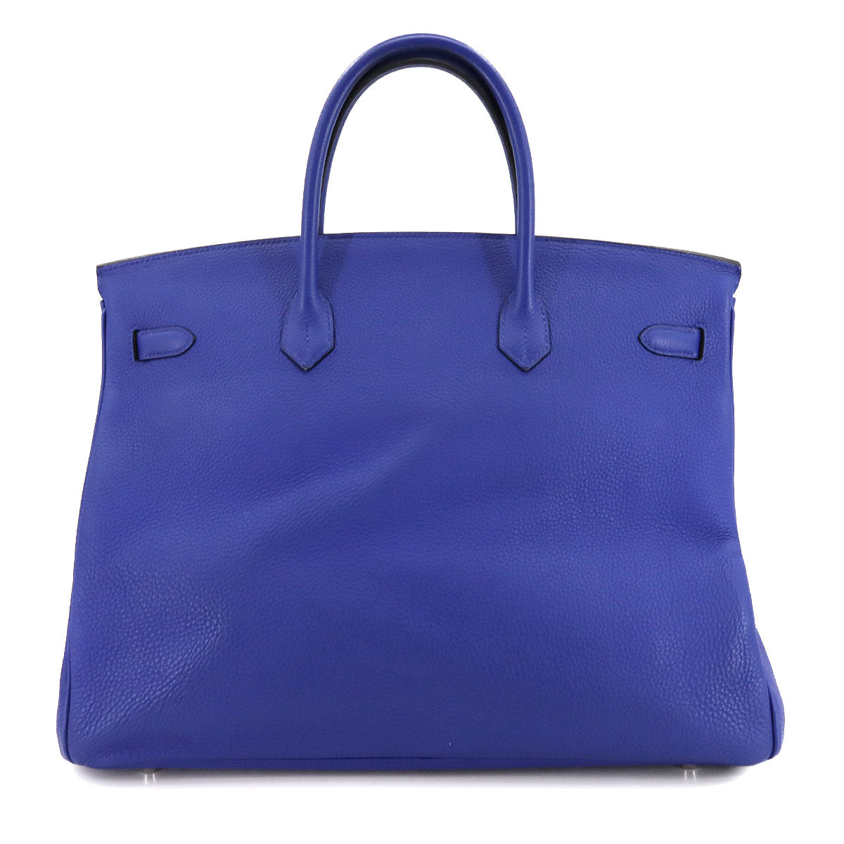 Birkin 40 Veau Togo Blue Electrique Hand Bag Purse