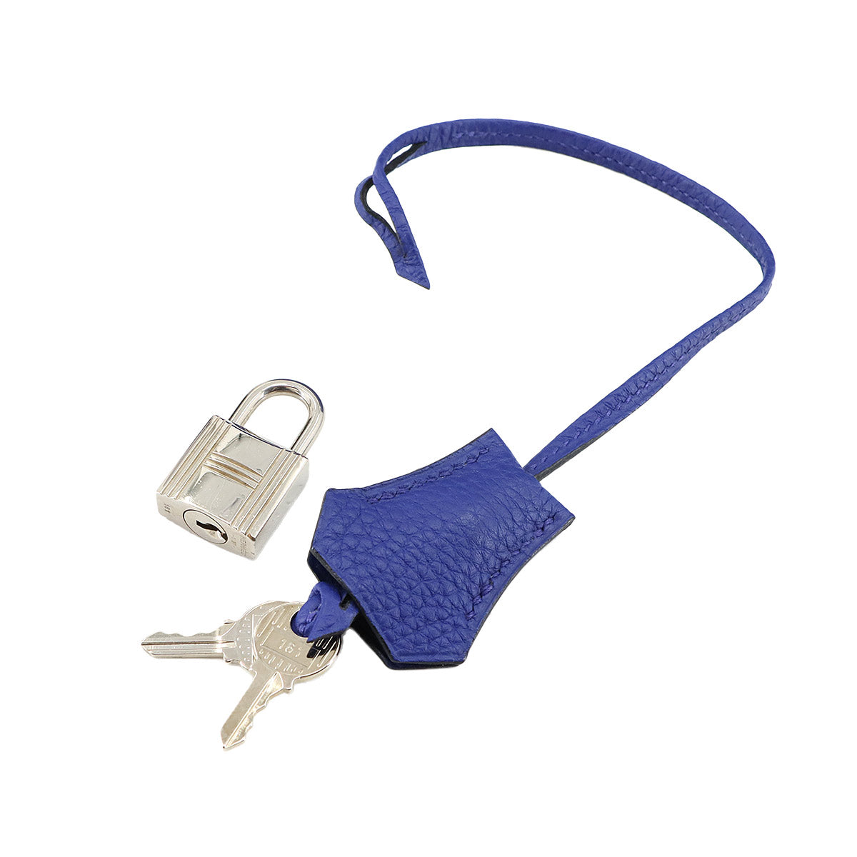 Birkin 40 Veau Togo Blue Electrique Hand Bag Purse