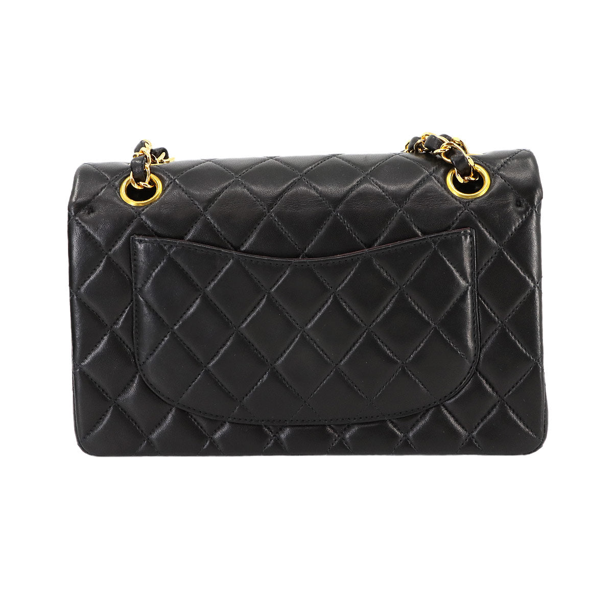 Matelasse 23 Chain Shoulder Bag Leather Black A01113 Vintage