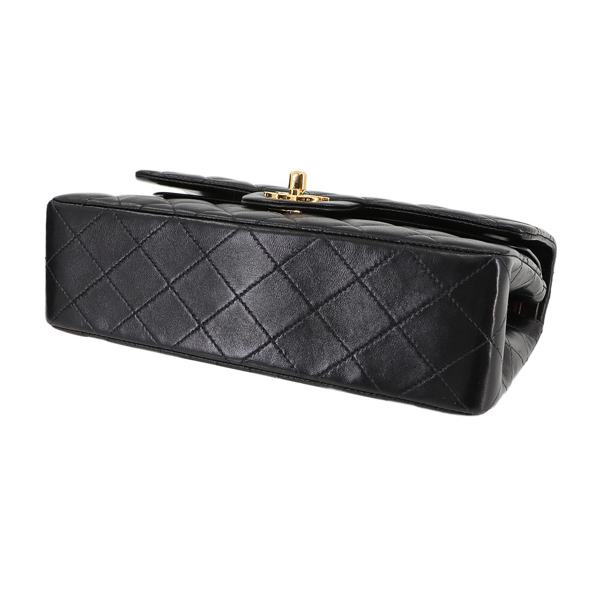 Matelasse 23 Chain Shoulder Bag Leather Black A01113 Vintage