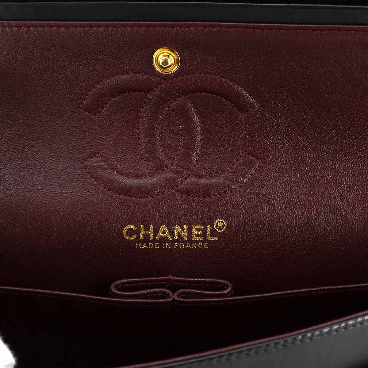 Matelasse 23 Chain Shoulder Bag Leather Black A01113 Vintage