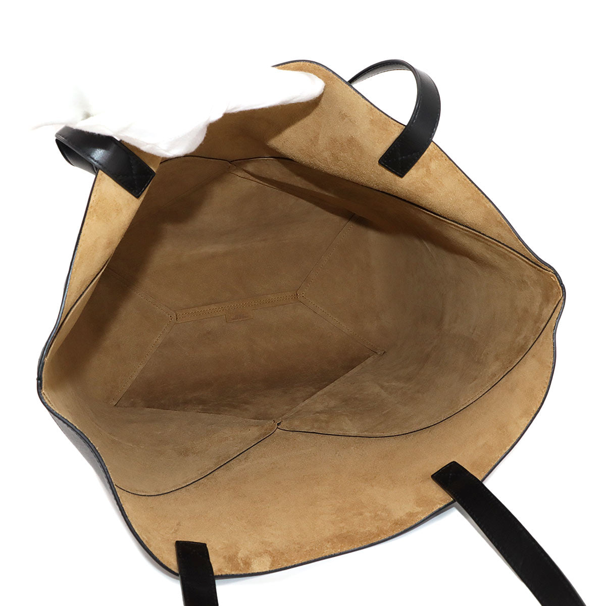 XL Puzzle Fold tote Bag Leather Black B933Q18X01 Purse