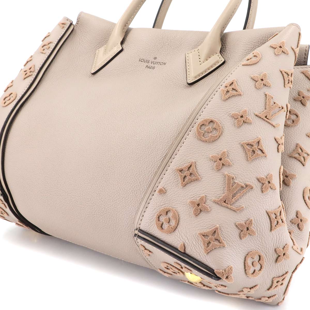 Veau Cachemire Tote W PM Tote Bag Leather Galet M94483